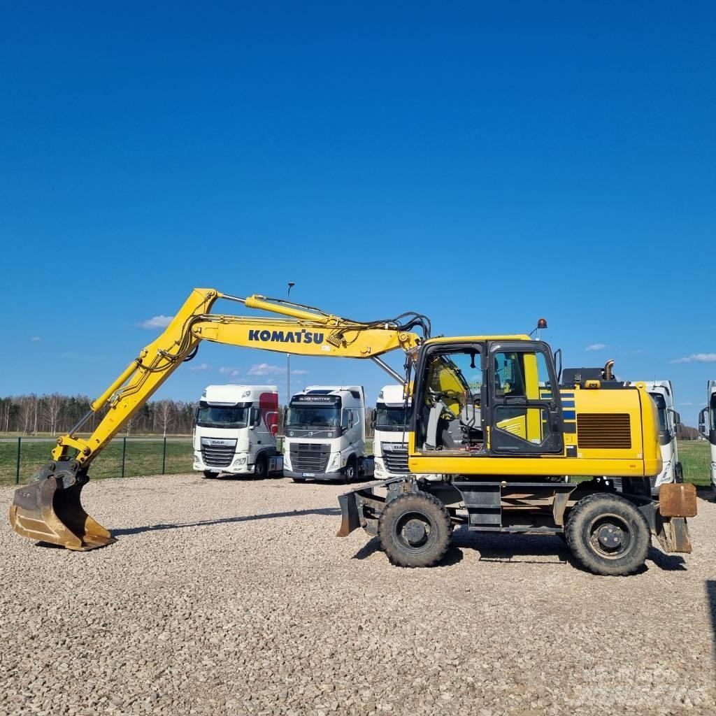 Komatsu PW160 - 11 Gumikerekes kotrók