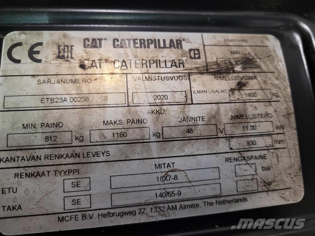 CAT EP16 ANT Elektromos targoncák