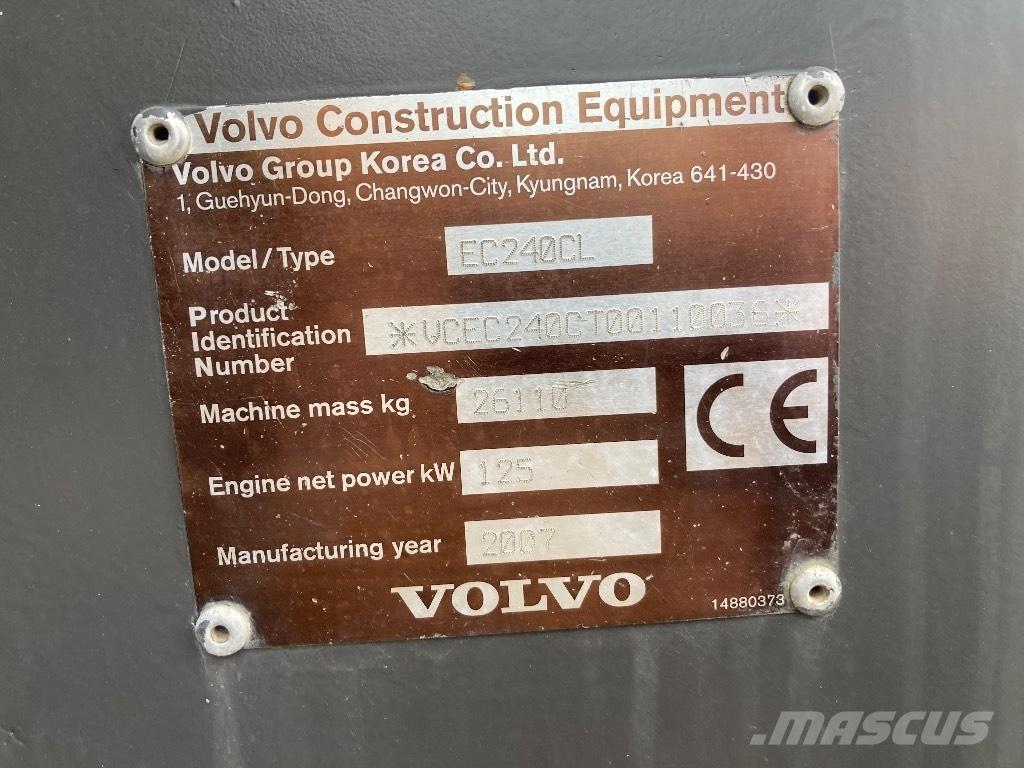 Volvo EC 240 C L Lánctalpas kotrók