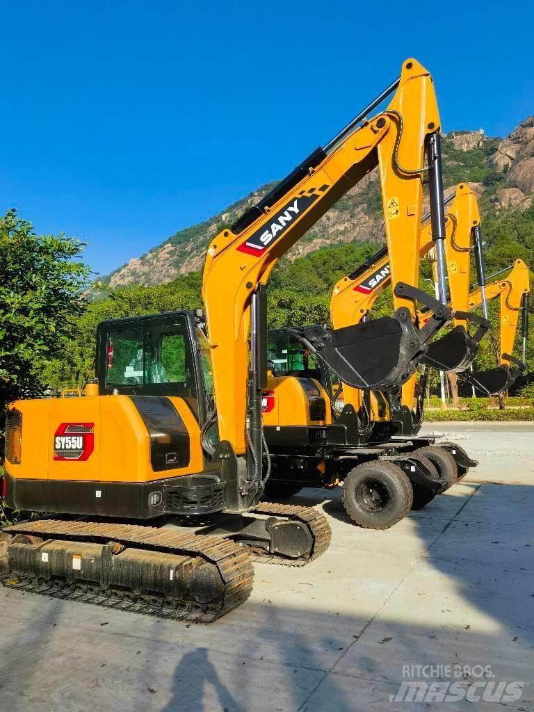 Sany sy55u Mini kotrók < 7t
