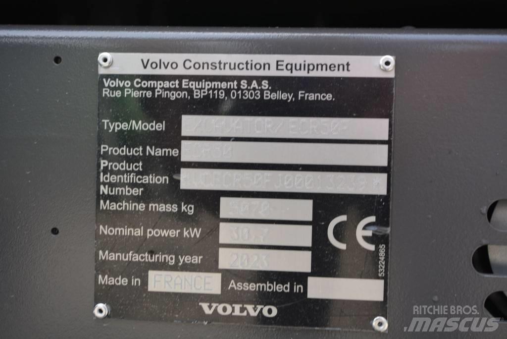 Volvo ECR 50 F Mini kotrók < 7t