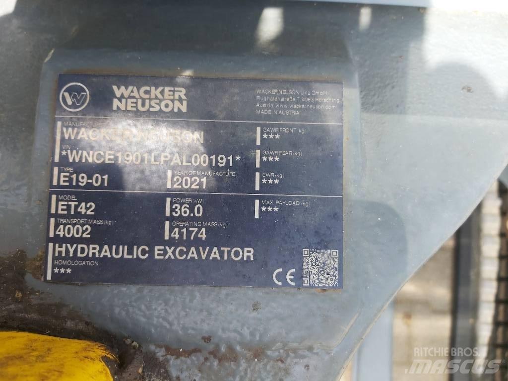 Wacker Neuson ET42 Lánctalpas kotrók