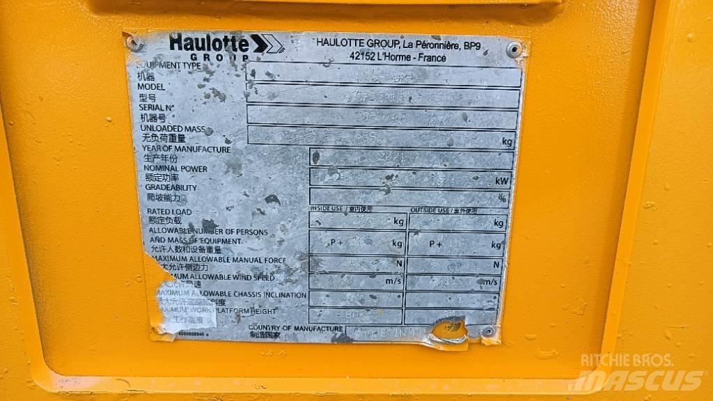 Haulotte OPTIMUM 8 Ollós emelők