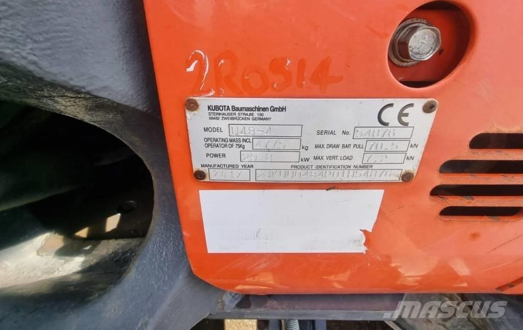 Kubota U 48-4 Mini kotrók < 7t