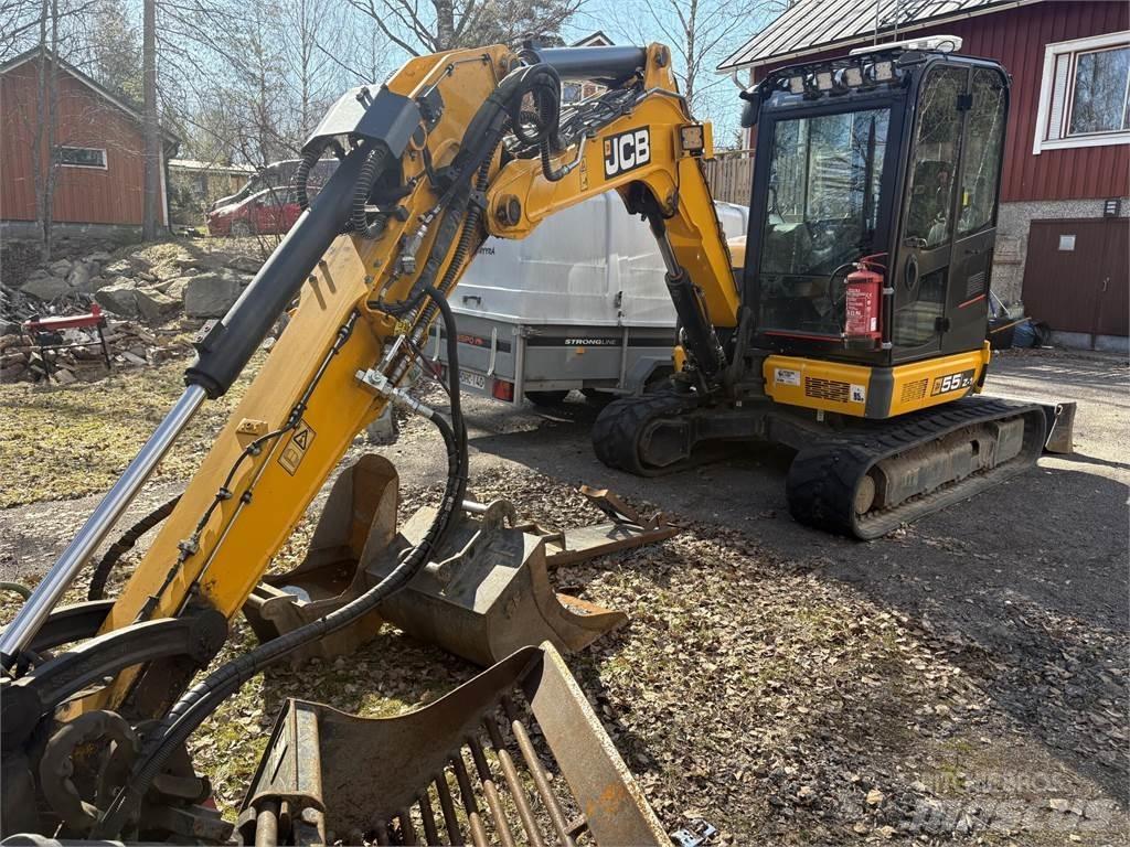JCB 55Z-1 T3 Lánctalpas kotrók