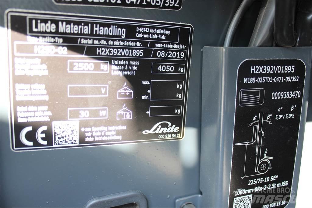 Linde H25D Dízel targoncák