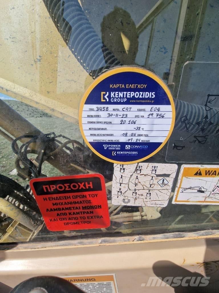 CAT 345 B L Lánctalpas kotrók