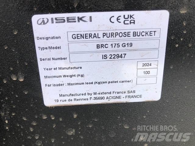Iseki MX 1.75 BUCKET Egyéb kommunális gépek
