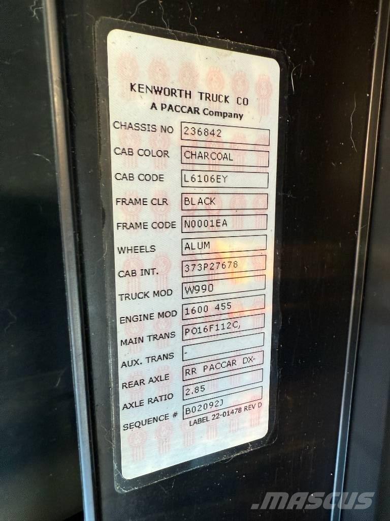 Kenworth W 990 Nyergesvontatók