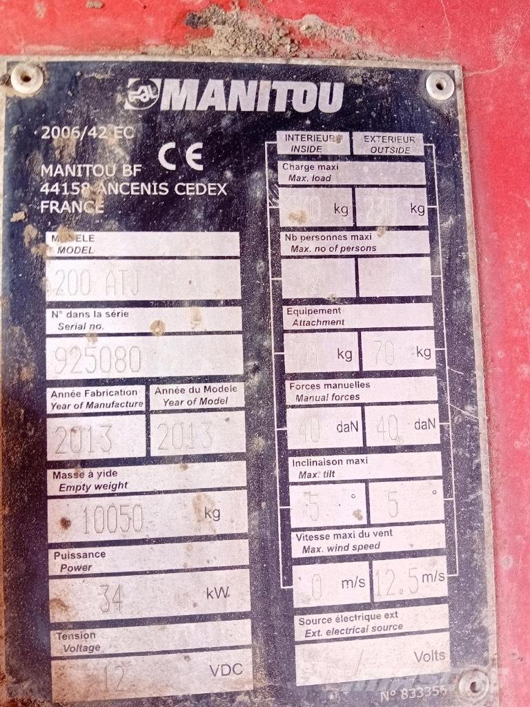 Manitou 200 ATJ Karos emelők