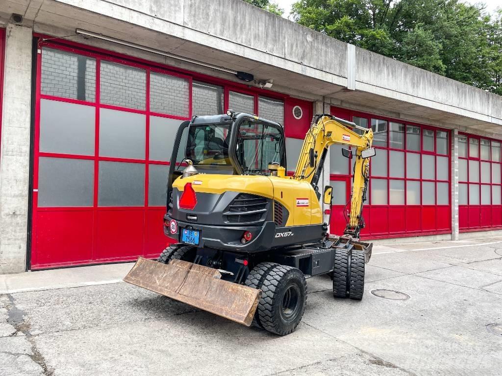 Doosan DX 57 W-5 Gumikerekes kotrók
