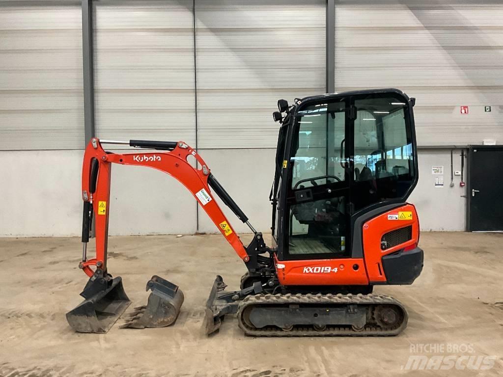 Kubota KX 019-4 Mini kotrók < 7t