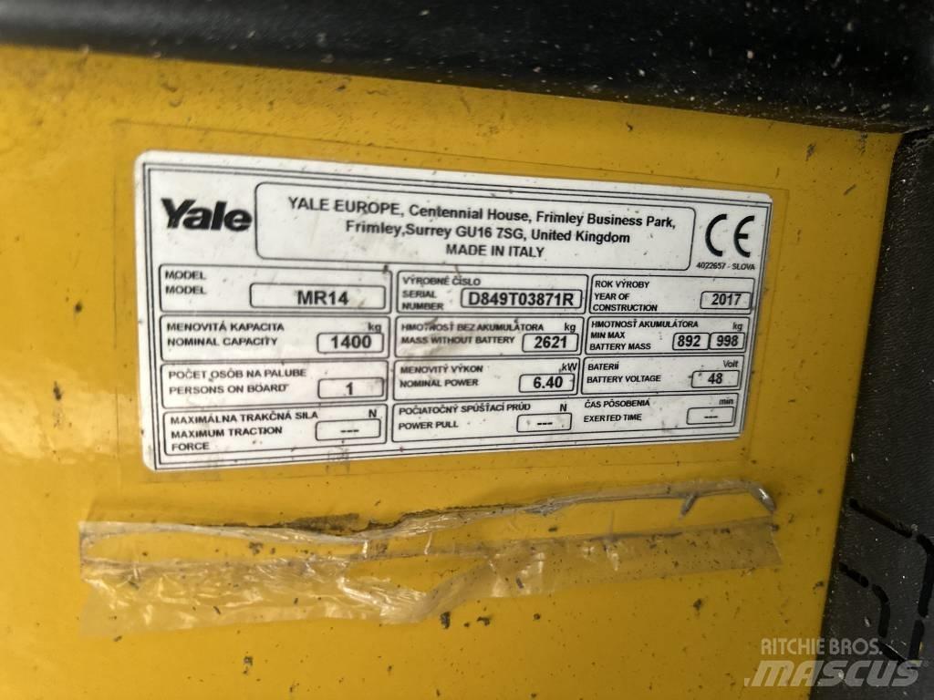 Yale mr14 Tolóoszlopos targonca