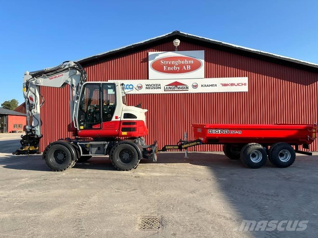Takeuchi TB 395 W Gumikerekes kotrók