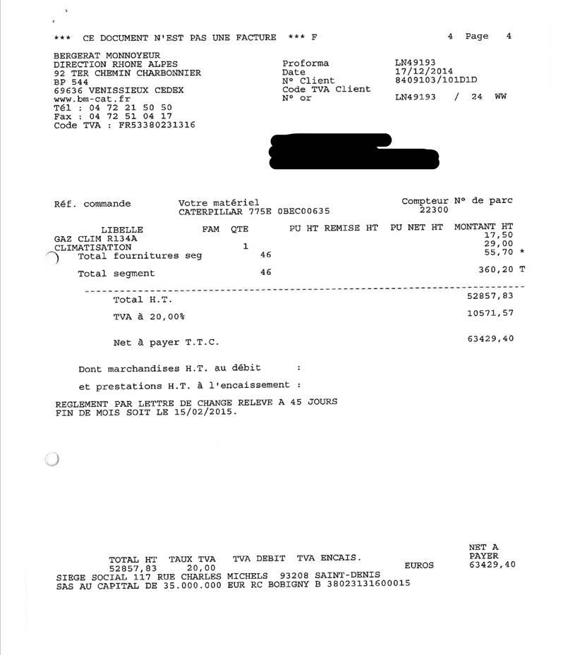 CAT 775 E Nehézdömper