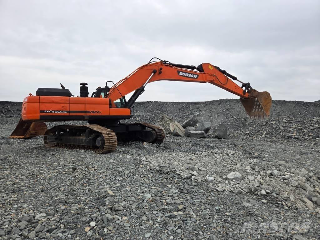 Doosan DX 480 LCA Lánctalpas kotrók