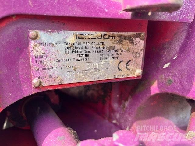 Takeuchi TB 210 Mini kotrók < 7t