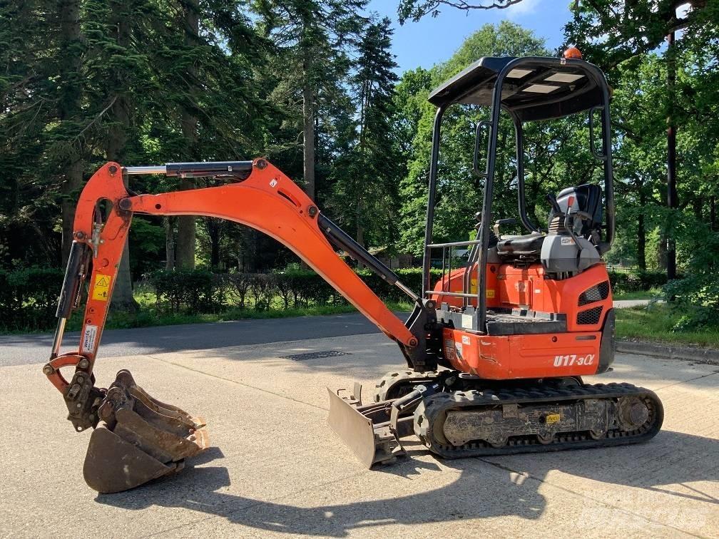 Kubota U 17-3 Mini kotrók < 7t