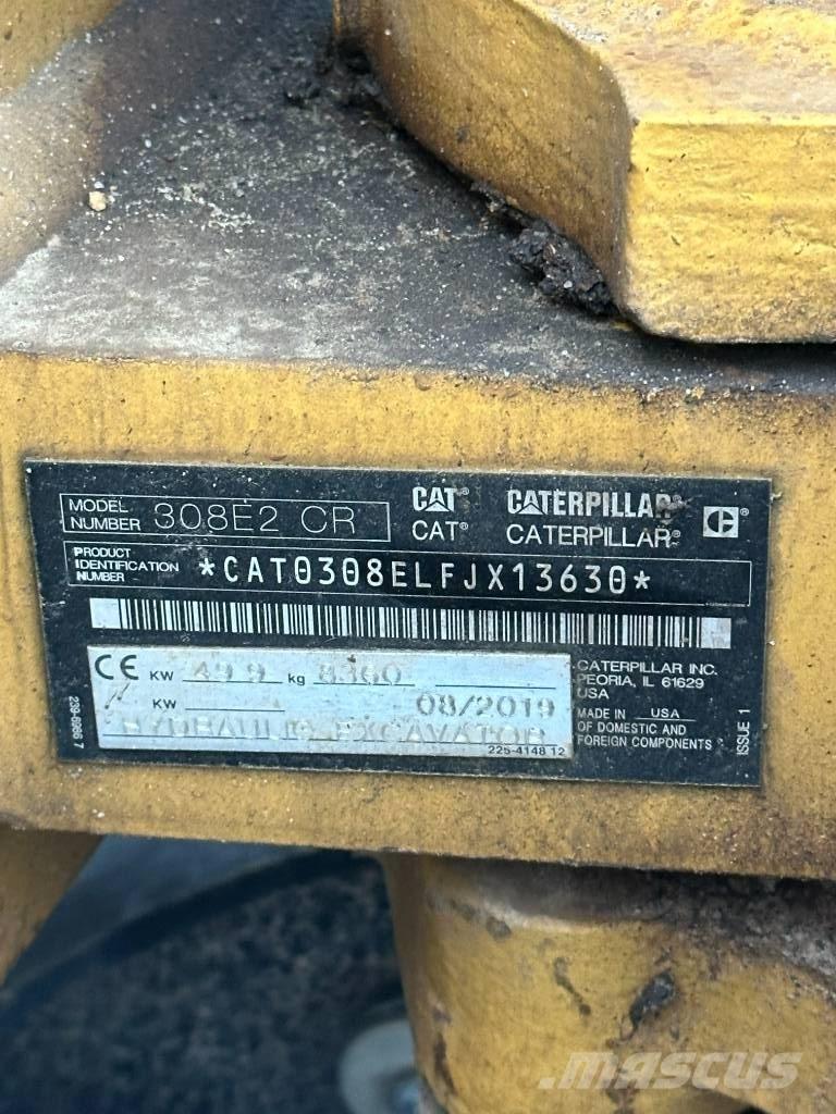 CAT 308 E 2 CR Közepes (midi) kotrók 7 t - 12 t
