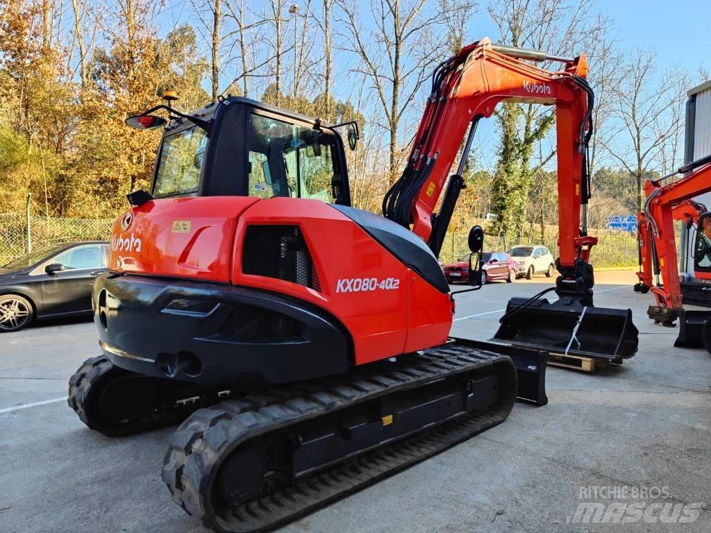 Kubota KX080-4a2 Közepes (midi) kotrók 7 t - 12 t