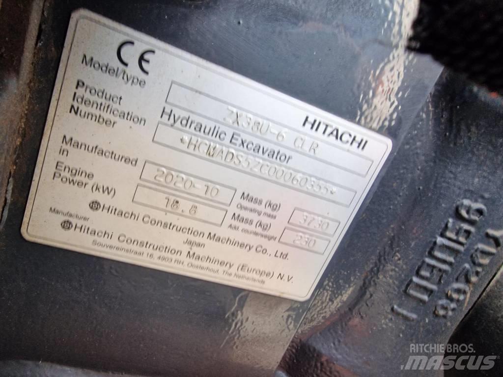 Hitachi ZX38U-6 Mini kotrók < 7t