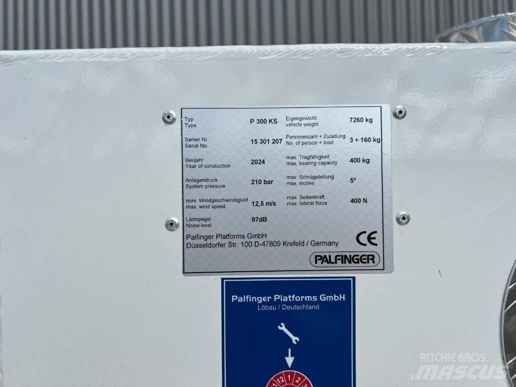 Palfinger P 300 KS Teherautóra szerelt emelők és állványok
