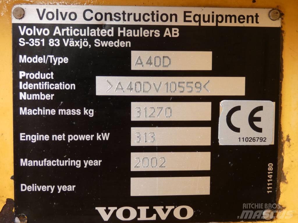 Volvo A 40 D Csuklósdömperek