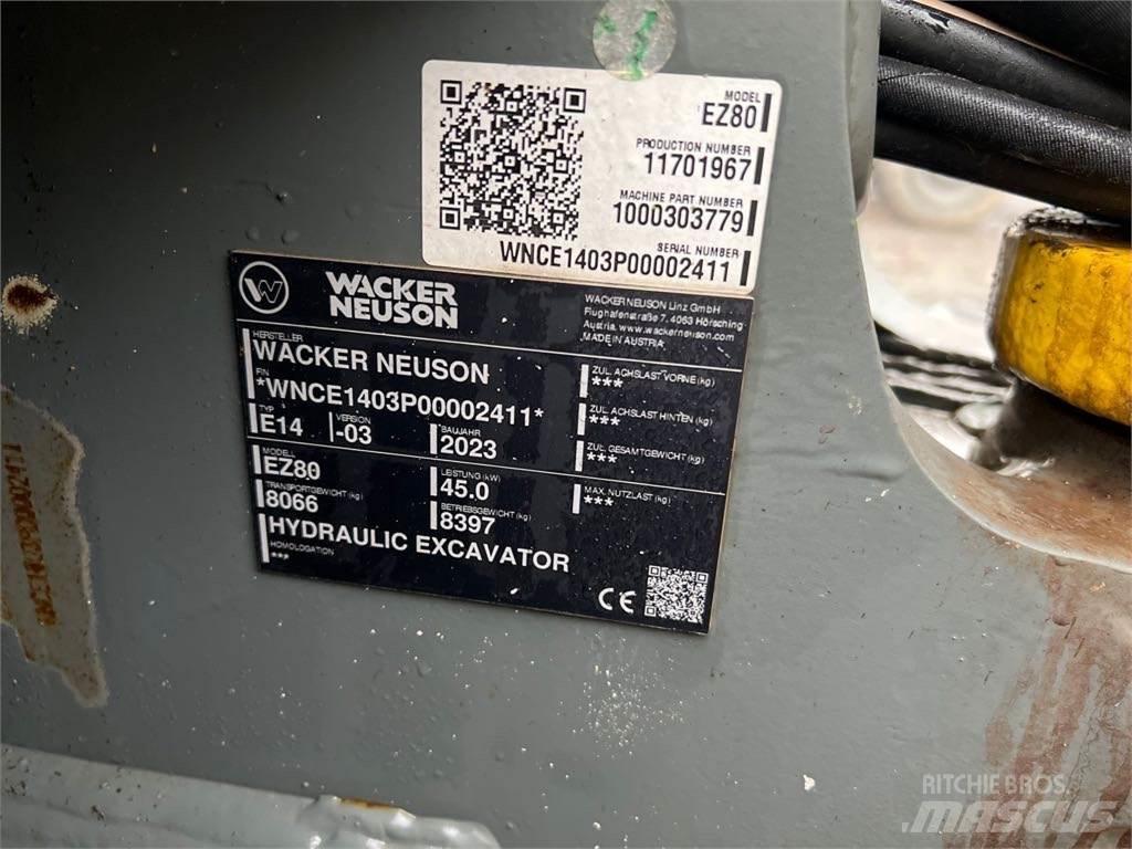 Wacker Neuson EZ80 Lánctalpas kotrók
