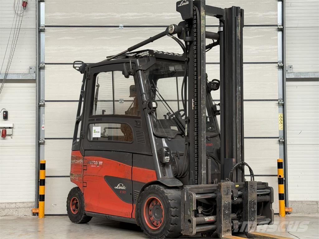 Linde E50HL-01 Elektromos targoncák