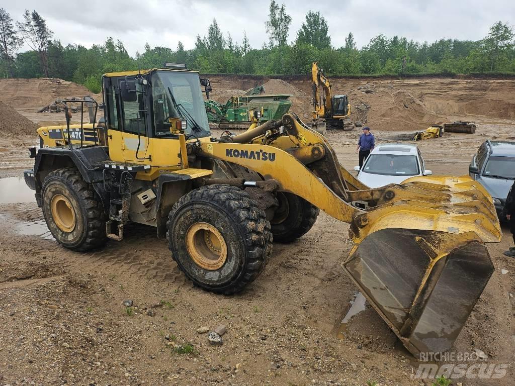 Komatsu WA 470 Gumikerekes homlokrakodók