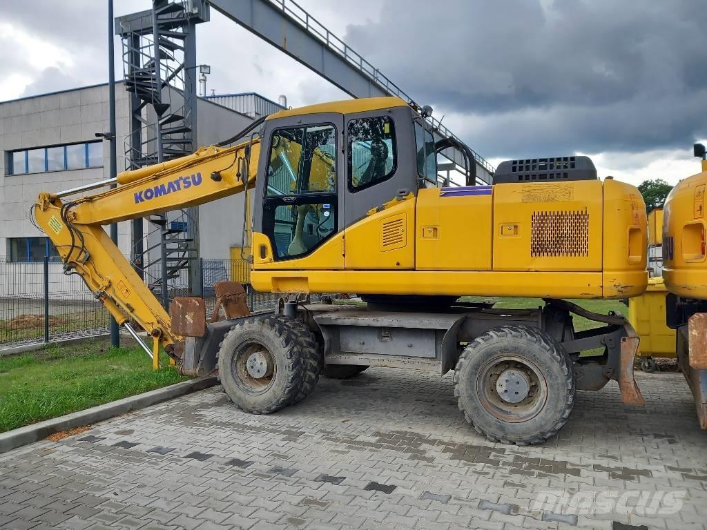 Komatsu PW 180-7EO Gumikerekes kotrók