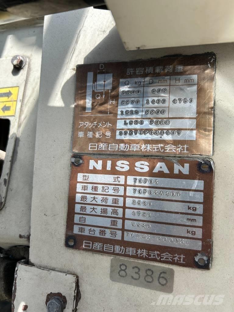 Nissan YGF03 Dízel targoncák