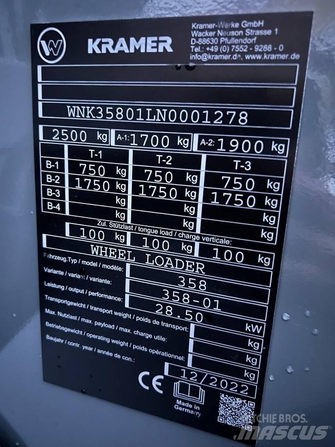 Kramer 5040 Gumikerekes homlokrakodók