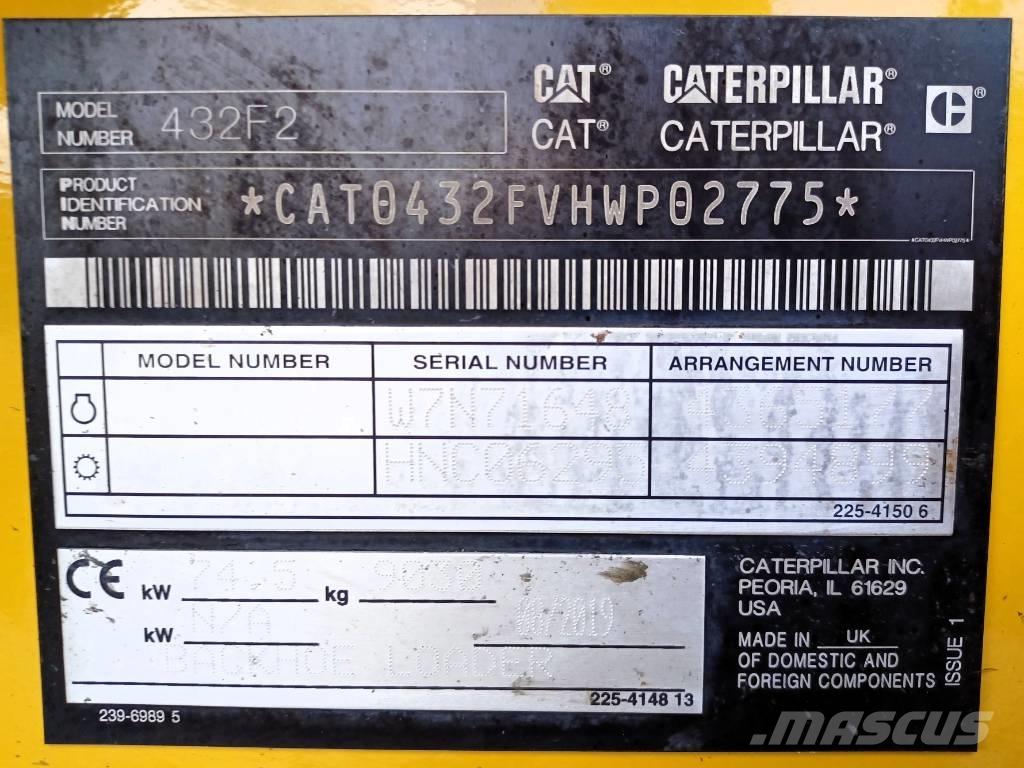 CAT 432 F Kotrórakodók