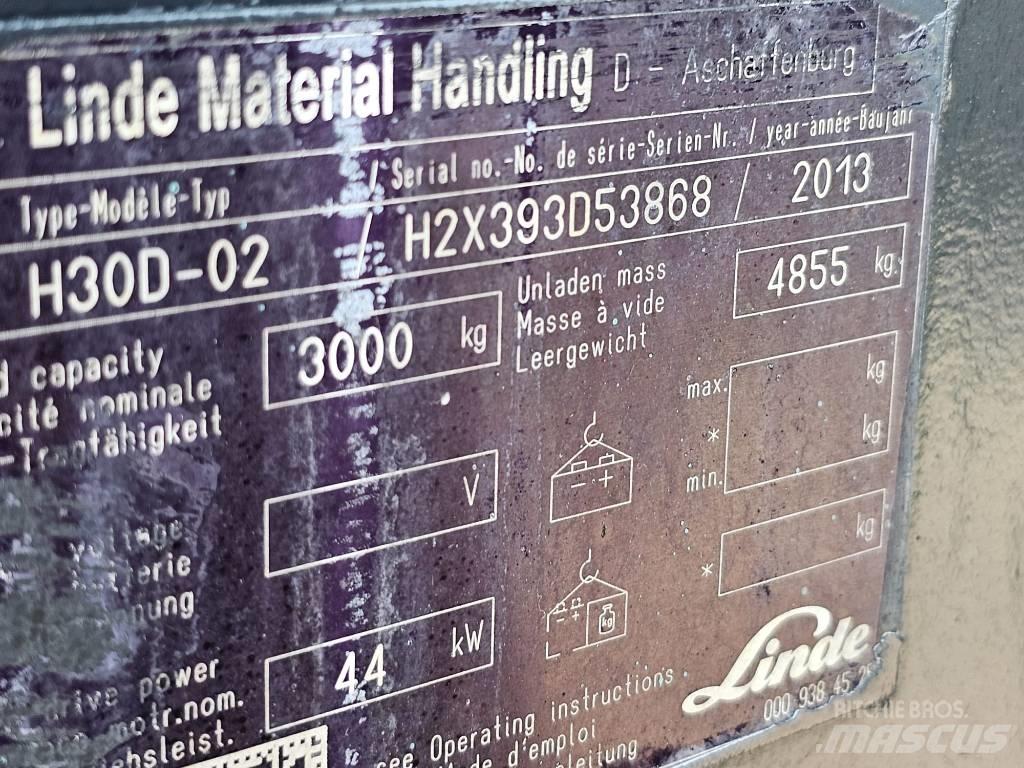 Linde H30D-02 Dízel targoncák