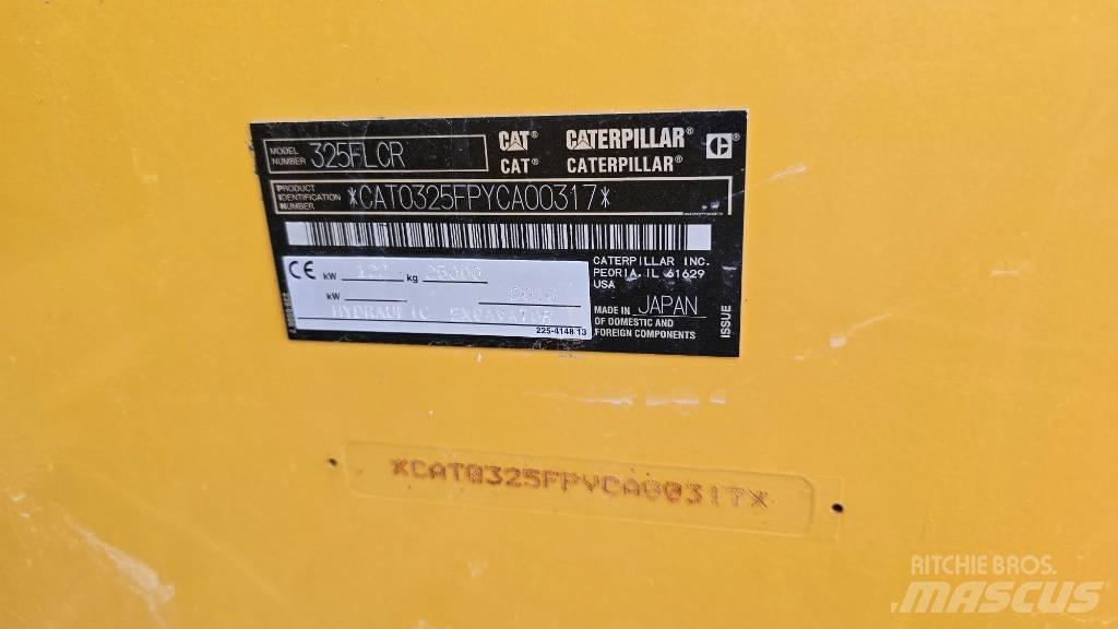 CAT 325 FL CR Lánctalpas kotrók