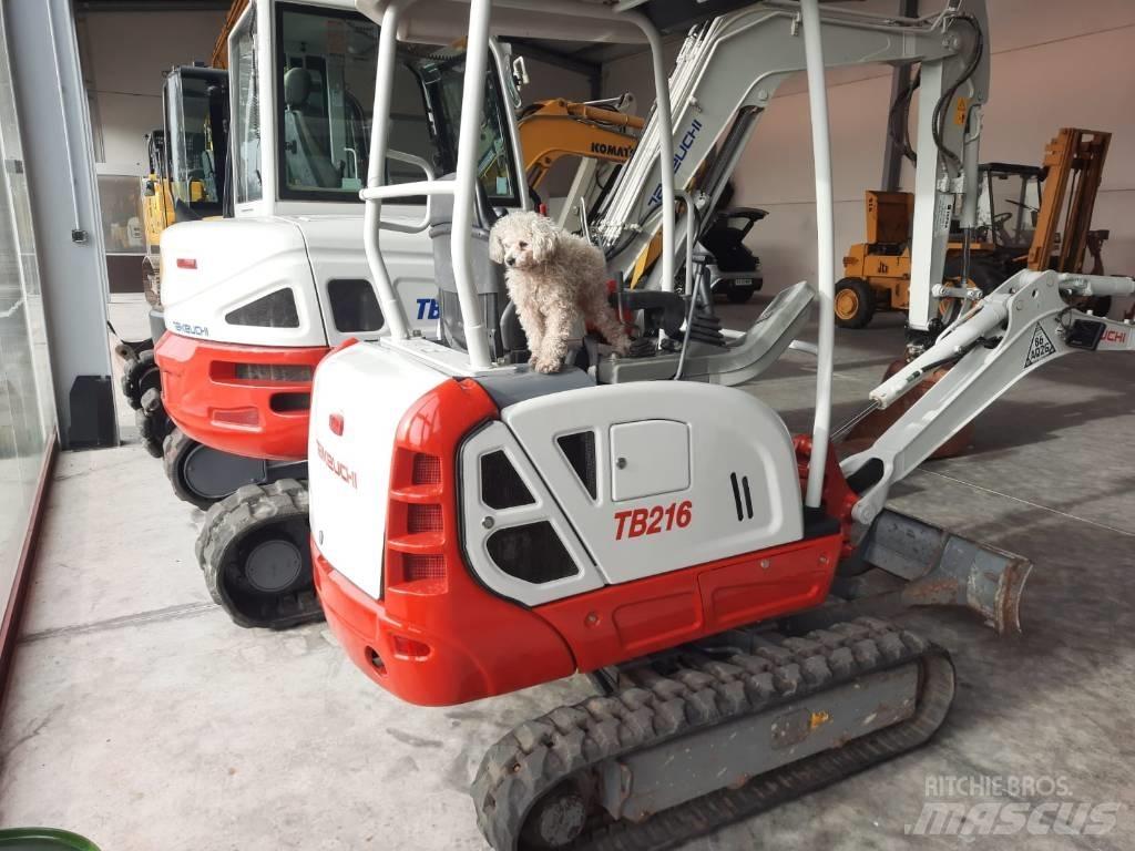 Takeuchi TB216 Mini kotrók < 7t