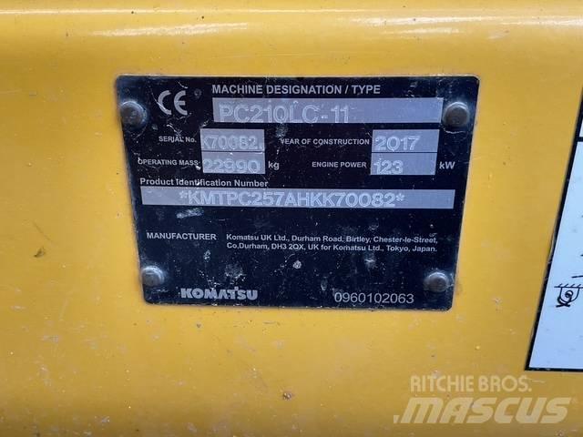 Komatsu PC210 Lánctalpas kotrók