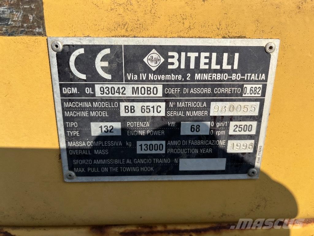 Bitelli BB 651 C Aszfalt terítõ gépek