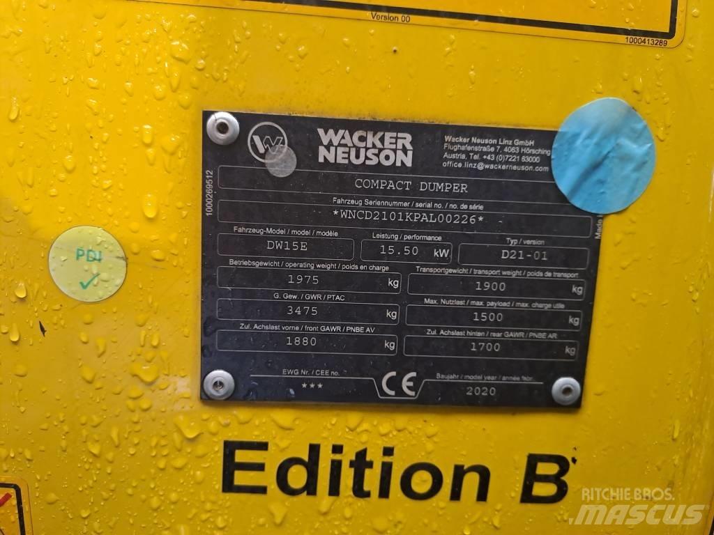 Wacker Neuson DW15e Mezei dömperek
