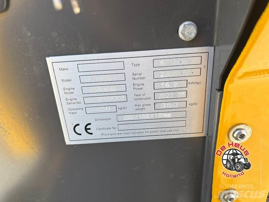 Eurotrac W3 Gumikerekes homlokrakodók