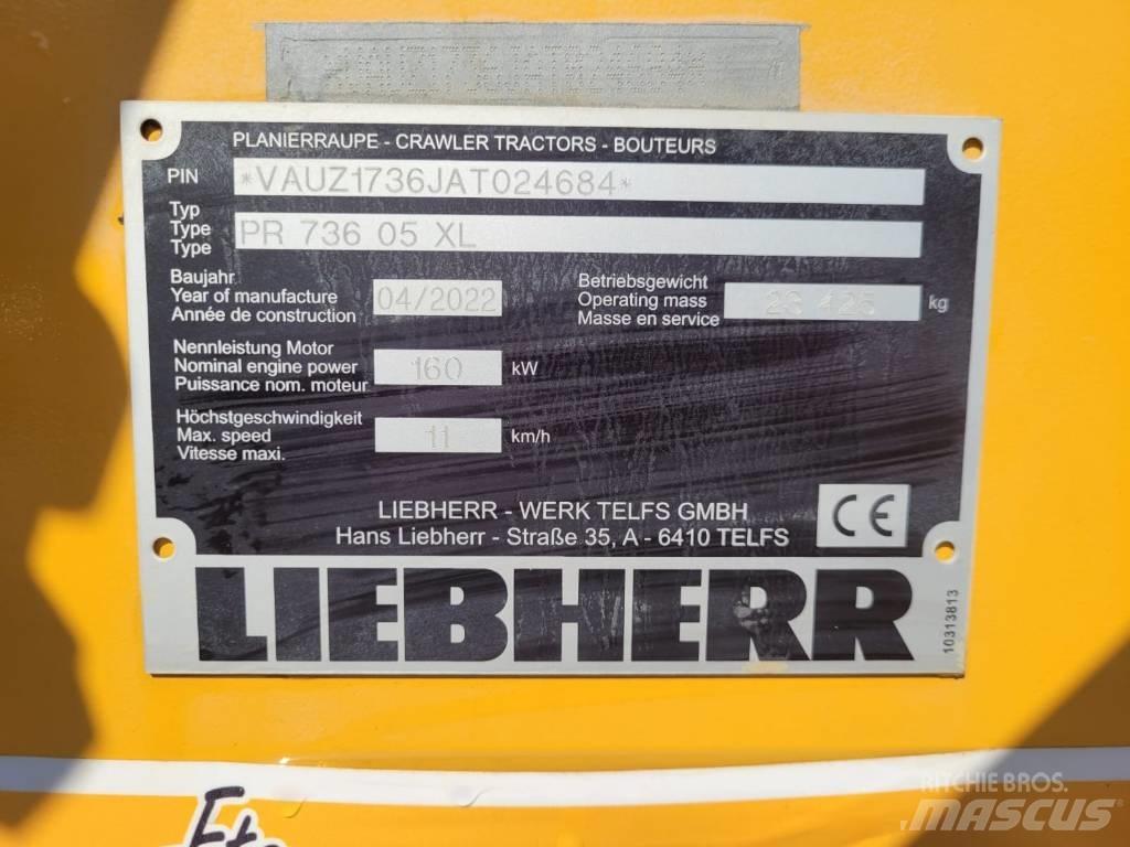Liebherr PR 736 XL lánctalpas dózerek