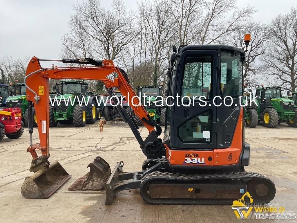 Hitachi ZX 33 U Mini kotrók < 7t