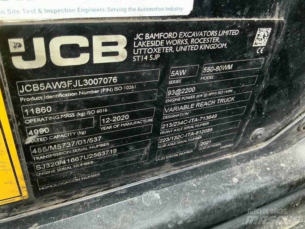 JCB 550-80 Teleszkópos rakodók