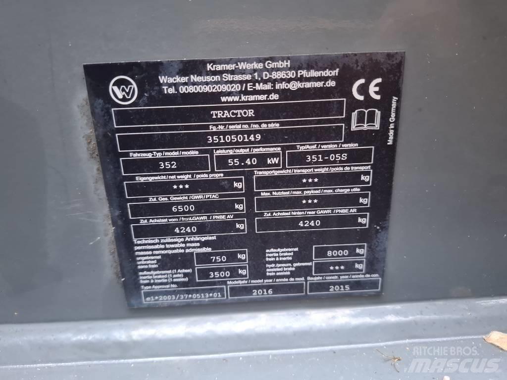 Kramer 8085 Gumikerekes homlokrakodók