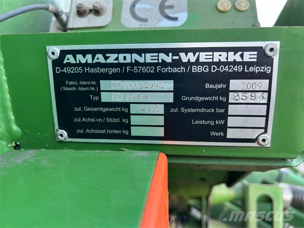 Amazone ED 602-K Precíziós vetőgépek