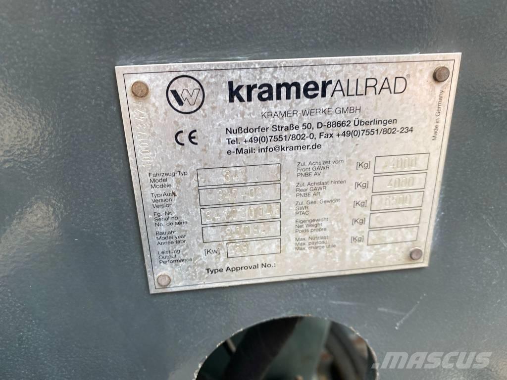 Kramer 950 Gumikerekes homlokrakodók
