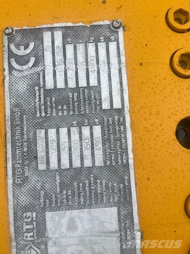 Bauer Vibro MR 145 V Piling equipment accessories and spare parts