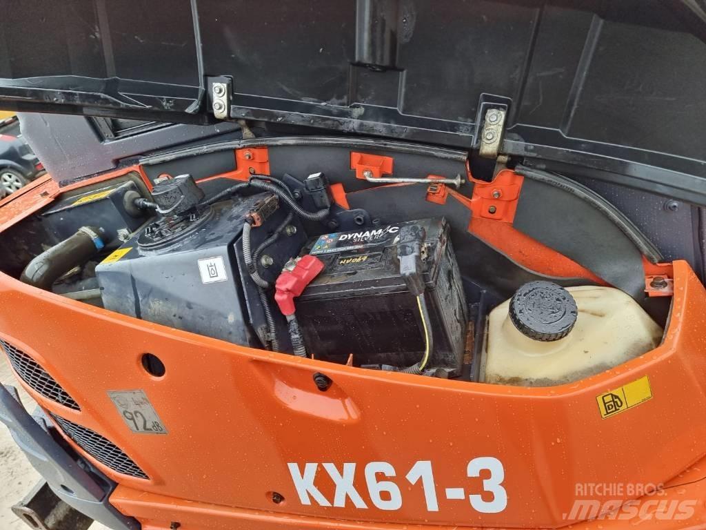Kubota KX 61-3 Mini kotrók < 7t