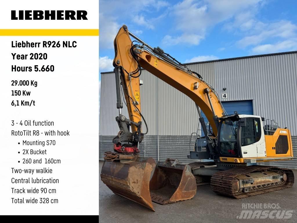 Liebherr R 926 Lánctalpas kotrók